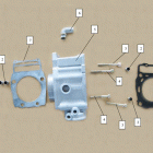 ATV 500 GT1 E03     CYLINDER BODY
