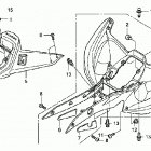 TRX400X Rear fender (trx400ex'08 / x'09)