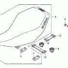 TRX400X Seat (trx400ex'08 / x'09)