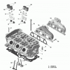 Adventure GT (4-Stroke) Головка блока цилиндров и выпускной коллектор