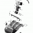 Adventure GT (4-Stroke) 02 - впускной коллектор и корпус дроссельной заслонки - ...