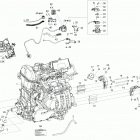 49 Ranger (4-Stroke) Двигатель и крепление
