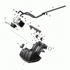 Xtrim (4-Stroke) Воздушный впускного коллектора и корпуса дроссельной зас...