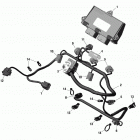Xtrim SC (4-Stroke) Жгут проводов двигателя и электронного модуля - 900 асе ...