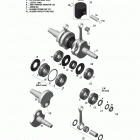 Xtrim SC (2-Stroke) коленвал и поршни