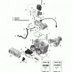 Xtrim SC (2-Stroke) цилиндр и головка цилиндра