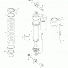 Xtrim SC (2-Stroke) Задний амортизатор вертикальный