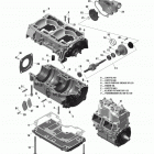 Rave RE 800R E-TEC Картер и водяной насос