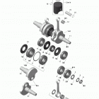 69 YETI Army 600 E-TEC 01_Crankshaft and Pistons