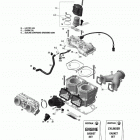 Xtrim SC 600 E-TEC Цилиндр и система впрыска