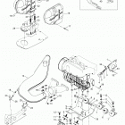 Enduro 550 F 01- Engine Mount Plate / Muffler