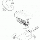 GLX 5900 FCE 01- Engine Mount Plate / Muffler