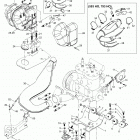 Rave 800/RC 01- Engine Mount Plate / Muffler