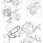 Sport Touring 600 01- Engine Mount Plate / Muffler