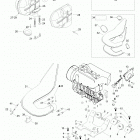 Safari 400 F 01- Engine Mount Plate / Muffler