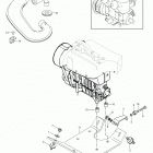 ST 550 F 01- Engine Mount Plate / Muffler