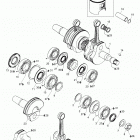 GLX ST 600 01- Crankshaft Assy