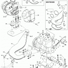 Super Touring 700 01- Engine Mount Plate / Muffler