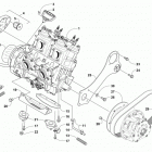 M 8000 MOUNTAIN CAT 153 GREEN Опора двигателя и вариатор