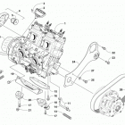ZR 8000 RR ES 129 GREEN Опора двигателя и вариатор