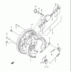 LT-4WD Quad Runner Front wheel brake (model m / n / p / r / s)