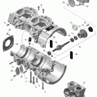 GRAND TOURING - 2-STROKE Картер и водяной насос 600HO E-TEC