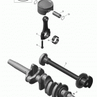 GRAND TOURING - 4-STROKE Коленчатый вал и поршни - 1200 itc 4-tec