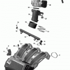 GRAND TOURING - 4-STROKE Впускной коллектор и корпус дроссельной заслонки - 1200i...