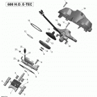 MXZ - 2-STROKE - 600 CARB_600HO E-TEC_800R E-TEC Мощностной клапан - 600ho e-tec