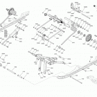MXZ - 2-STROKE - 600 CARB_600HO E-TEC_800R E-TEC Задняя подвеска