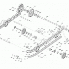 MXZ - 2-STROKE - 600 CARB_600HO E-TEC_800R E-TEC Задняя подвеска - x - inferior