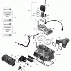 MXZ - 2-STROKE - 600 CARB_600HO E-TEC_800R E-TEC Цилиндр и система впрыска - 800r e-tec