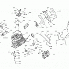MXZ - 2-STROKE - 600 CARB_600HO E-TEC_800R E-TEC Двигатель и опора двигателя - 600 карб