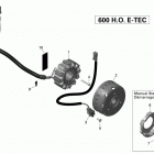 MXZ - 2-STROKE - 600 CARB_600HO E-TEC_800R E-TEC Магнето - 600ho e-tec