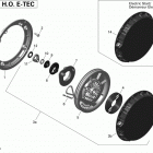 MXZ - 2-STROKE - 600 CARB_600HO E-TEC_800R E-TEC Пускатель стартера - 600ho e-tec