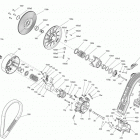 MXZ - 2-STROKE - 600 CARB_600HO E-TEC_800R E-TEC Шкивная система - 600 карб.