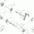 MXZ - 2-STROKE - 600 CARB_600HO E-TEC_800R E-TEC Шкив - 800r e-tec