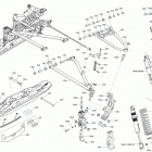 MXZ - 2-STROKE - 600 CARB_600HO E-TEC_800R E-TEC Передняя подвеска и лыжи - все модели