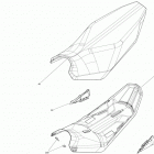 MXZ - 2-STROKE - 850 E-TEC Сиденье - все модели
