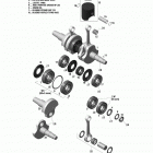 SKANDIC - 2-STROKE - WT-SWT Коленвал и поршни - 600HO E-TEC
