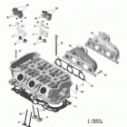 SKANDIC - 4-STROKE - WT-SWT Головка блока цилиндров и выпускной коллектор