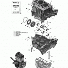 SKANDIC - 4-STROKE - WT-SWT блок двигателя - 600