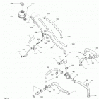 SUMMIT - 600 Carb_600HO E-TEC_800R E-TEC Система охлаждения - 600 карб