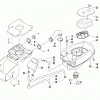 ATV 1000 XT EPS WHITE Воздухозаборник