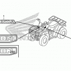 TRX250TM Наклейки