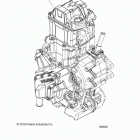 A17DAA50A7 ACE 500 SOHC Двигатель длинный блок