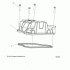 A17SEA50A1/A5/SEE50A1/SEG50A4 SPORTSMAN 450 HO Двигатель, крышка клапана