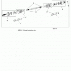 A16DAA32A1/A7 ACE 325 EFI Drive train, rear half shaft (from 4  /  26  /  16)