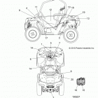 A16DAA57F1/F2/E57FM  ACE 570 EFI EURO Кузов Наклейки