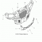 A16DAH57A1 ACE 570 EFI HD Бампер передний